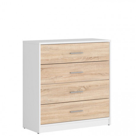 KOM4S NEPO PLUS BRW Chest of Drawers