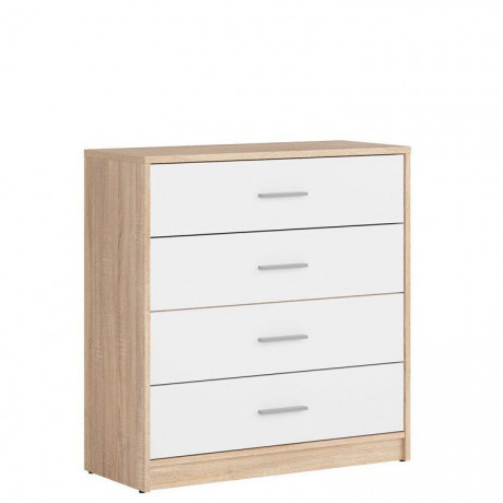 KOM4S NEPO PLUS BRW Chest of Drawers