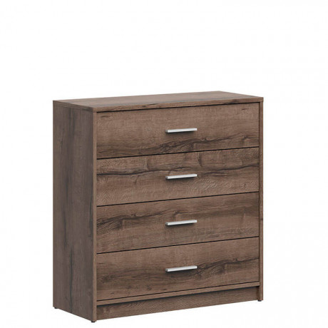 KOM4S NEPO PLUS BRW Chest of Drawers