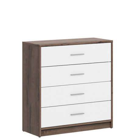 KOM4S NEPO PLUS BRW Chest of Drawers