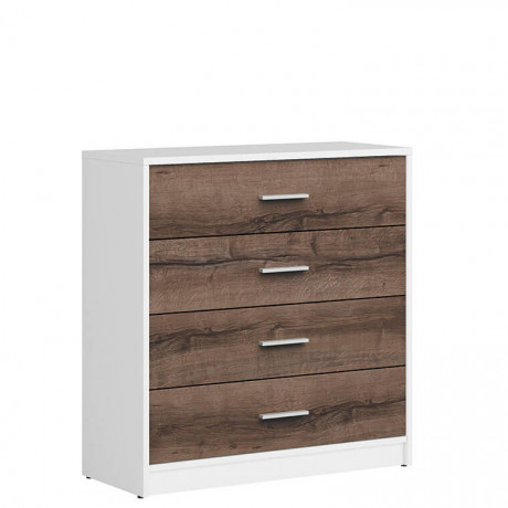 KOM4S NEPO PLUS BRW Chest of Drawers