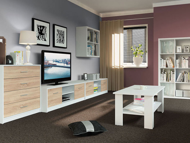 KOM4S NEPO PLUS BRW Chest of Drawers