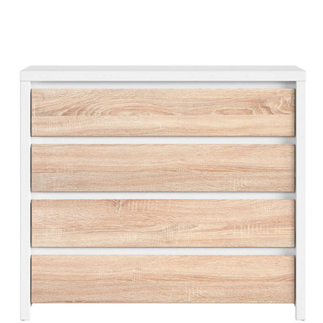 KOM4S KASPIAN BRW (white) Chest of Drawers