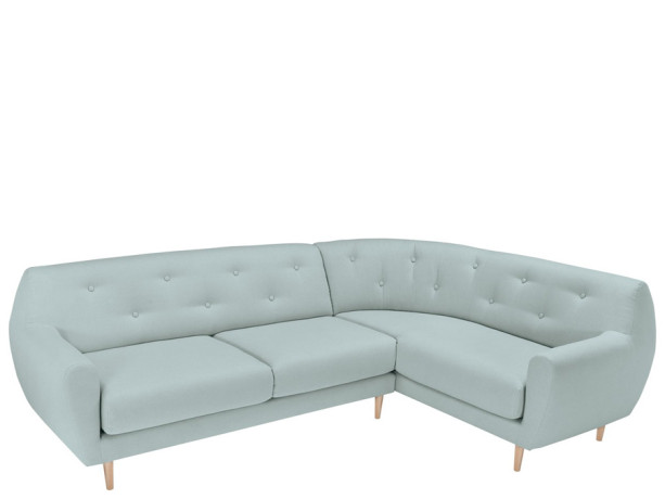 ALVES 2S Corner Sofa BRW blue