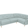 ALVES 2S Corner Sofa BRW blue