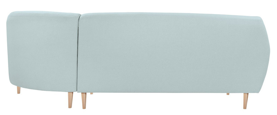 ALVES 2S Corner Sofa BRW blue