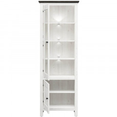 REG1W1D/20/7 HESEN BRW Glass-Fronted Cabinet