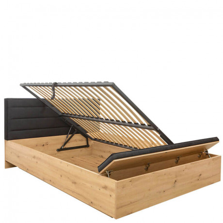 LOZ/160/B OSTIA BRW King Size Lift Up Storage Bed