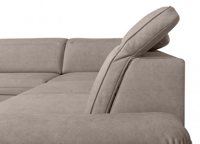 DARBY 2F BRW Corner Sofa Bed Beige