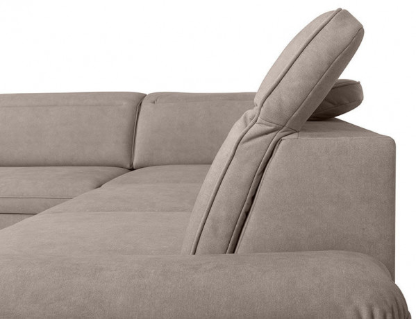 DARBY 2F BRW Corner Sofa Bed Beige