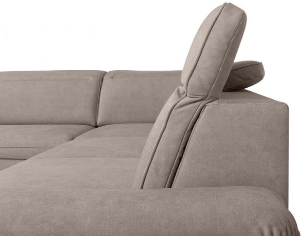 DARBY 2F BRW Corner Sofa Bed Beige