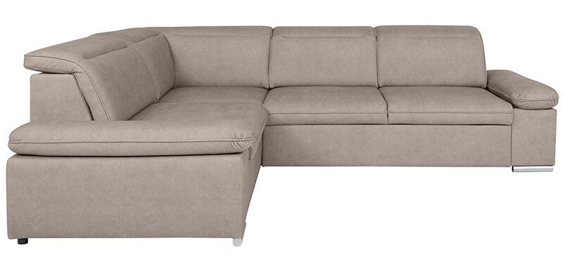 DARBY 2F BRW Corner Sofa Bed Beige
