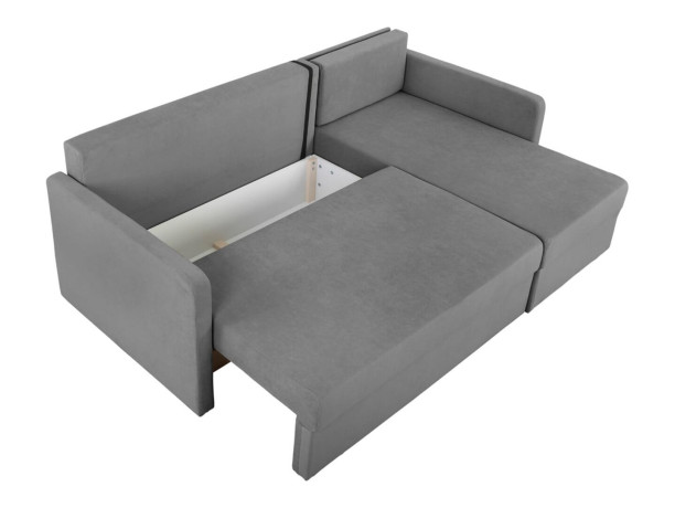 IMROS LUX 3DL BRW Corner Sofa Bed Grey Pretty 17