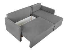 IMROS LUX 3DL BRW Corner Sofa Bed Grey Pretty 17
