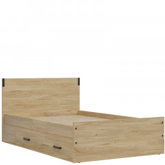 LOZ/120 LARA BRW Semi Double Bed