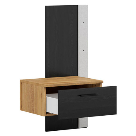 KOM1S/L MAIO BRW Left Bedside Table