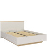 LOZ/160/B GLAMOUR BRW King Size Lift Up Storage Bed
