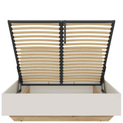 LOZ/160/B GLAMOUR BRW King Size Lift Up Storage Bed