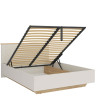 LOZ/160/B GLAMOUR BRW King Size Lift Up Storage Bed