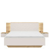 LOZ/160/B GLAMOUR BRW King Size Lift Up Storage Bed