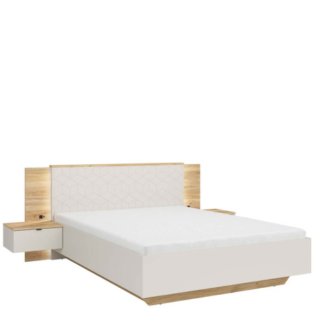 LOZ/160/B GLAMOUR BRW King Size Lift Up Storage Bed