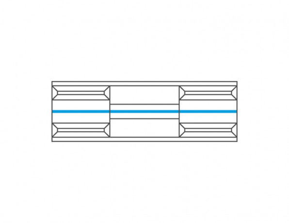 VERANO 2DS Large Wall Glass-Fronted Cabinet MEBIN