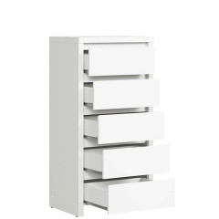 KOM5S KASPIAN BRW (white) Chest of Drawers