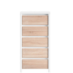 KOM5S KASPIAN BRW (white) Chest of Drawers