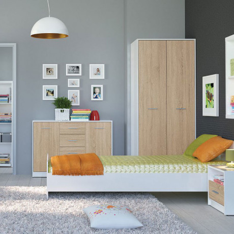 LOZ/90 NEPO PLUS BRW Single Bed