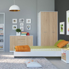 LOZ/90 NEPO PLUS BRW Single Bed