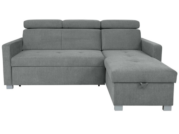 BRICO 2F BRW Corner Sofa Bed Grey