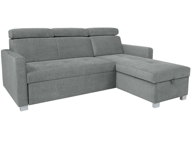 BRICO 2F BRW Corner Sofa Bed Grey