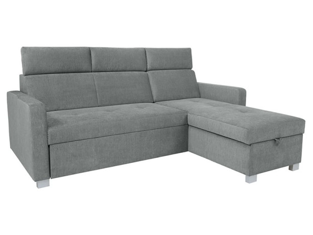 BRICO 2F BRW Corner Sofa Bed Grey