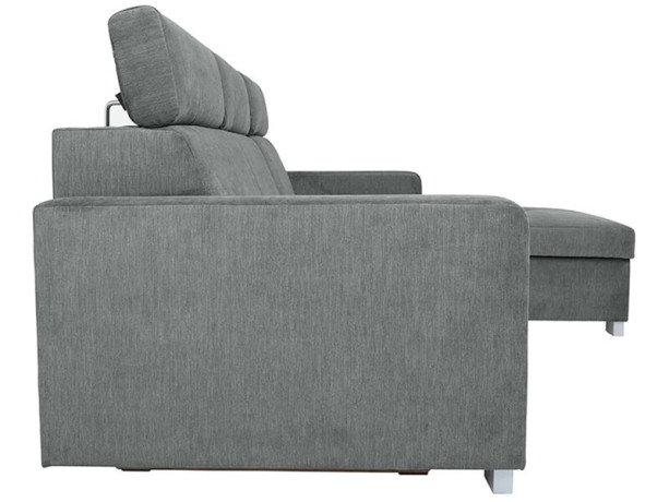 BRICO 2F BRW Corner Sofa Bed Grey
