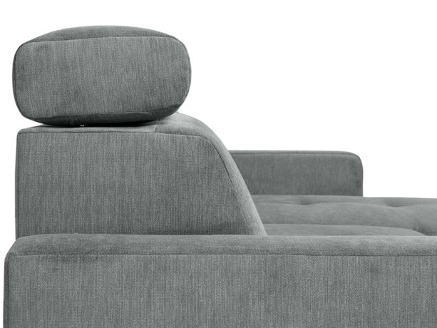 BRICO 2F BRW Corner Sofa Bed Grey