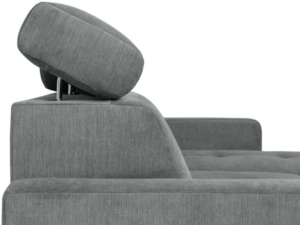 BRICO 2F BRW Corner Sofa Bed Grey