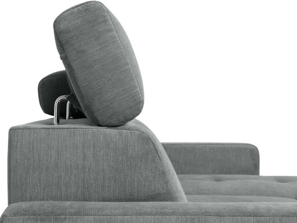 BRICO 2F BRW Corner Sofa Bed Grey