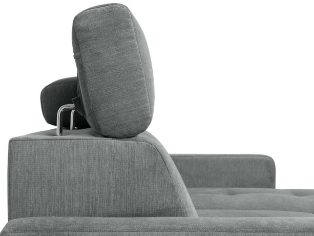 BRICO 2F BRW Corner Sofa Bed Grey