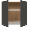 SEMI LINE 260/GC VER 2 Kitchen Set Reveal Oak / Volcanic Black
