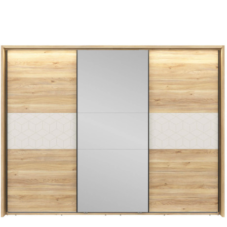 SZF/270/210/3M GLAMOUR BRW Sliding Door Wardrobe