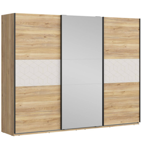 SZF/270/210/3M GLAMOUR BRW Sliding Door Wardrobe