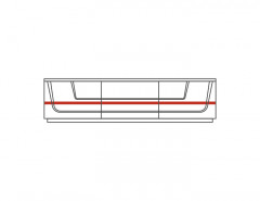 MAGANDA 3D Small Cabinet MEBIN