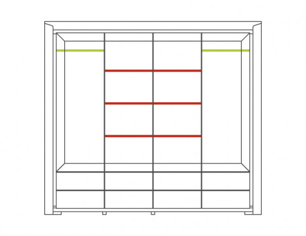 SEMPRE IV Wardrobe MEBIN