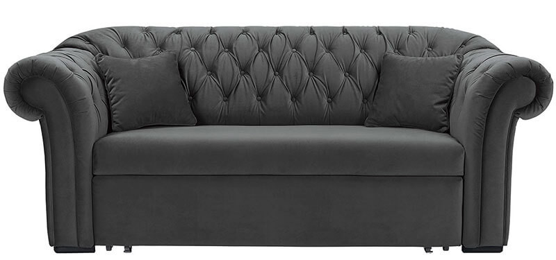 CUPIDO 2FBK BRW 2 Seater Sofa Bed Grey