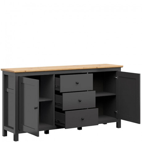 KOM2D3S/10/19 HESEN BRW Dresser