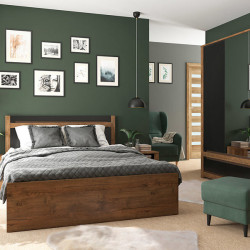 RUSO BRW Bedroom Furniture Set