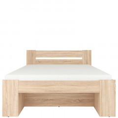LOZ3S NEPO PLUS BRW Double Bed with Storage