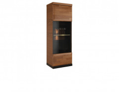 VERANO 1DS Left Wall Glass-Fronted Cabinet MEBIN