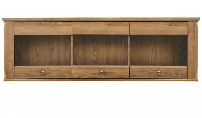 SFW3W BERGEN BRW Wall Glass-Fronted Cabinet