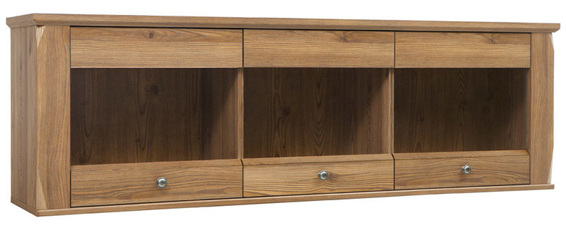 SFW3W BERGEN BRW Wall Glass-Fronted Cabinet